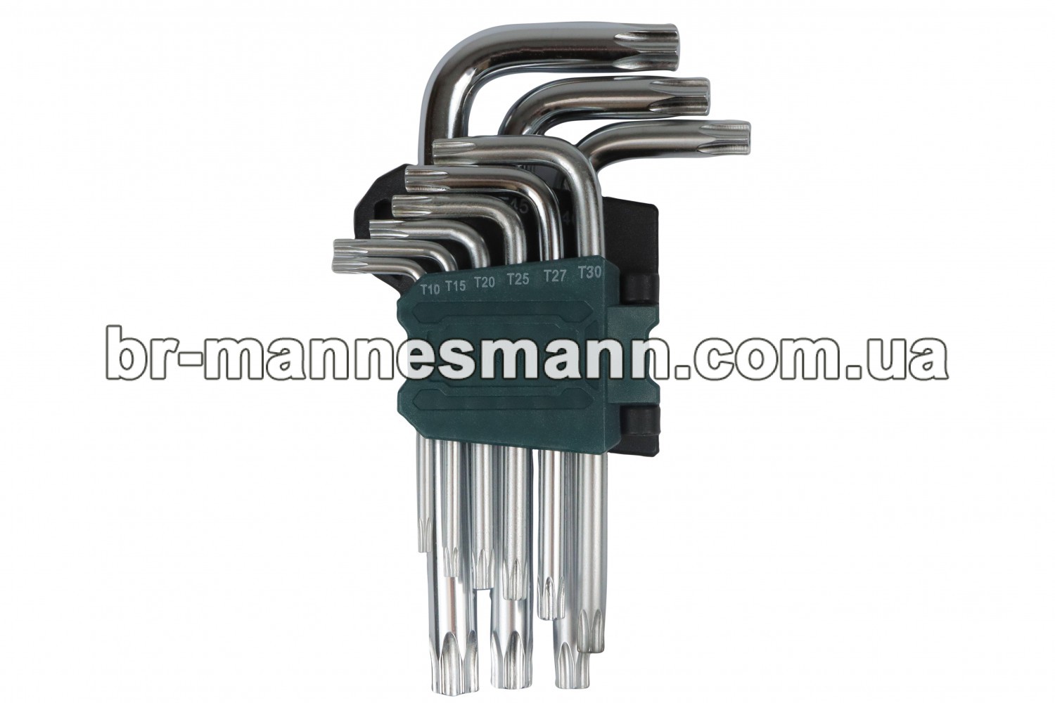 НАБІР КЛЮЧІВ ШЕСТИГРАННИХ Г-ПОДІБНИХ HEX 1.5-10MM 9ШТ (КОРОТКІ